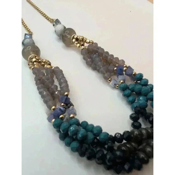 Avon Goldtone Multicolor Moroccan Nights Beaded Necklace - Picture 5 of 6